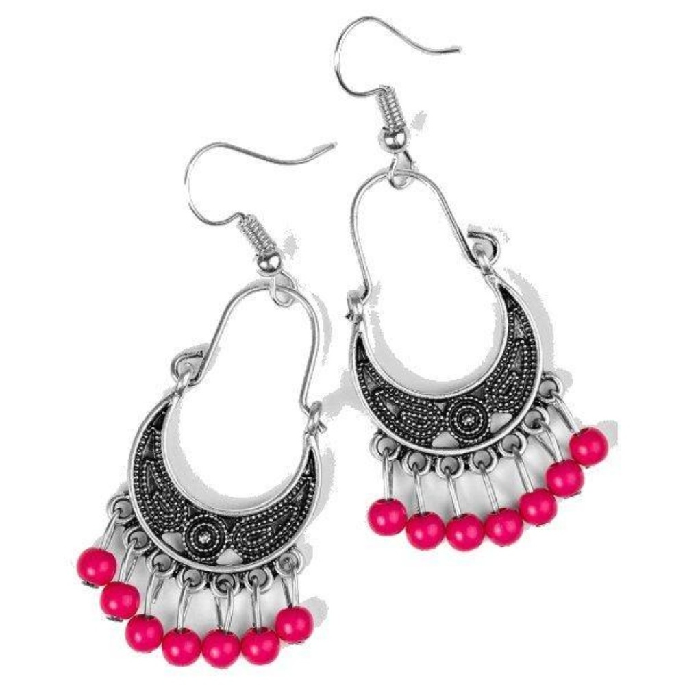 Hopelessly Houston Pink Earrings